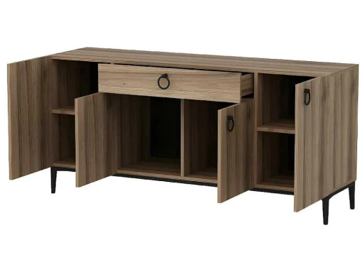 Gloria Multifunctioneel Kabinet, Walnoot, 160X42X75 Cm, Epikasa