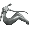 Groot Beeld Madeleine Ii Van Hars - L.36 X H. 22 Cm - Zilver