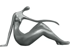 Groot Beeld Madeleine Ii Van Hars - L.36 X H. 22 Cm - Zilver