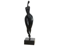 Groot Beeld Madison - Hars - L12 X H50 Cm - Zwart