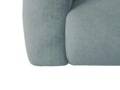 Grote Hoekbank Met Hoek Rechts Van Blauwe Stof Met Textuur Pogni Van Maison Cephy
