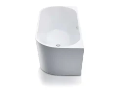 Halfvrijstaand Bad Divina -200L - 150X75X58Cm - Wit