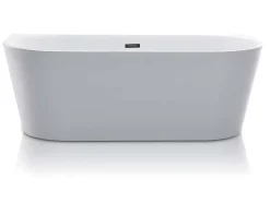 Halfvrijstaand Bad Divina -200L - 150X75X58Cm - Wit