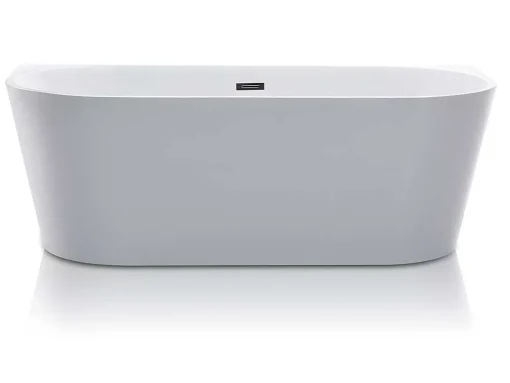 Halfvrijstaand Bad Divina -200L - 150X75X58Cm - Wit