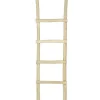 Handdoekenrek Ladder Van Massief Teakhout - Naturelkleur - Fodna