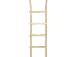 Handdoekenrek Ladder Van Massief Teakhout - Naturelkleur - Fodna