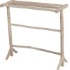 Handdoekhouder Op Poten Van Massief Teakhout - L80 Cm X D29 Cm X H75 Cm - Fodna