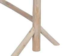 Handdoekhouder Op Poten Van Massief Teakhout - L80 Cm X D29 Cm X H75 Cm - Fodna