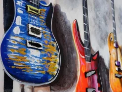 Handgeschilderde Olieverf Gitaren