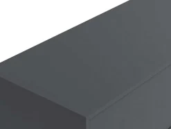 Hangend Badkamermeubel - Antraciet Grijze Kleur - L150 Cm - Isaure Ii