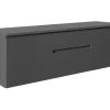 Hangend Badkamermeubel Met Dubbele Wastafel - Grijs - 150 Cm - Jimena Ii