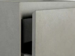 Hangend Badkamermeubel Met Ingebouwde Wastafel - Betongrijs - 80 Cm - Sosthene