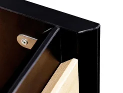 Hangend Badkamermeubel Met Ingebouwde Wastafel - Licht Naturel En Zwart - 80 Cm - Lannick