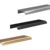 Hangend, Geribbeld Wastafelmeubel Met Opzetwastafel - Lichte Houtlook - L80 Cm - Zevara