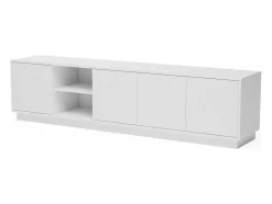 Hangend Tv-Meubel Met 4 Deuren En 2 Nissen Van Mdf - Wit - Redonia