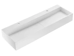 Hangend Wastafelblad - Wit - L120 X B40 X H15 Cm - Yamdrok