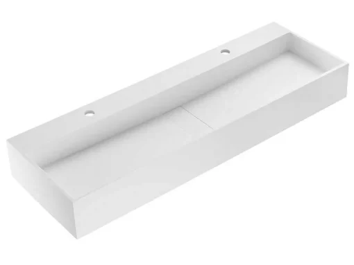 Hangend Wastafelblad - Wit - L120 X B40 X H15 Cm - Yamdrok