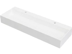 Hangend Wastafelblad - Wit - L120 X B40 X H15 Cm - Yamdrok