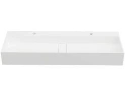 Hangend Wastafelblad - Wit - L120 X B40 X H15 Cm - Yamdrok