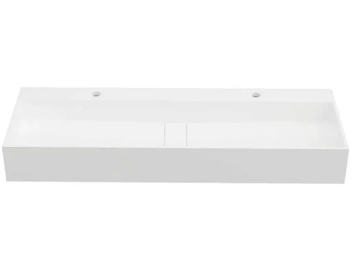 Hangend Wastafelblad - Wit - L120 X B40 X H15 Cm - Yamdrok