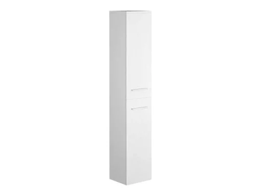 Hangende Badkamerkolom - 6 Planken - Wit - L30 X D25 X H160 Cm - Kayla