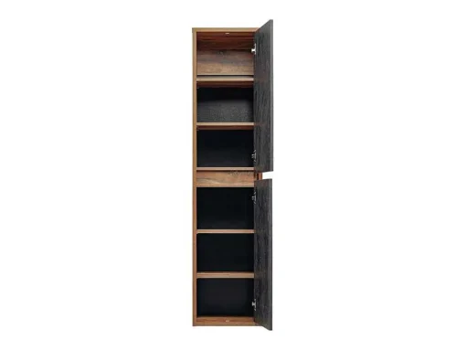 Hangende Badkamerkolom - Licht Naturel En Antraciet - H170 Cm - Tikitki