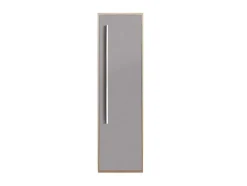 Hangende Badkamerkolom - Licht Naturelkleurig En Grijs - L35 X B30 X H120 Cm - Jasmine
