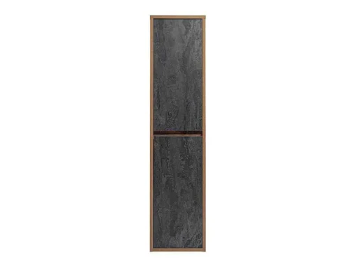 Hangende Badkamerkolom - Licht Naturel En Antraciet - H170 Cm - Tikitki