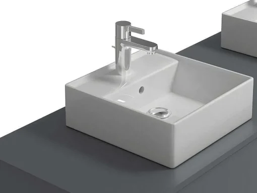 Hangende Badkamermeubel In Antracietgrijze Kleur Met Dubbele Wastafel - L150 Cm - Isaure Ii