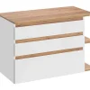 Hangende Wastafel - Natuur En Wit - 96 Cm - Anida