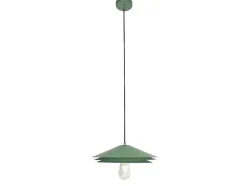 Hanglamp Van Metaal - D35 X H161 Cm - Groen - Kiruna