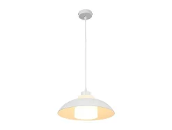 Hanglamp Van Metaal - D34 X H120 Cm - Wit - Briliva
