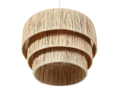 Hanglamp Van Raffia - D30 X H171 Cm - Naturel - Sarnia