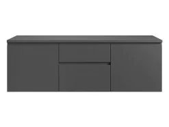 Hangmeubel Onder Wastafel - Grijs - 150 Cm - Jimena Ii
