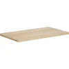 Hangmeubel Voor Badkamer Met Wastafel Om Erop Te Plaatsen - Eikenfineer - 80 Cm - Mesliva