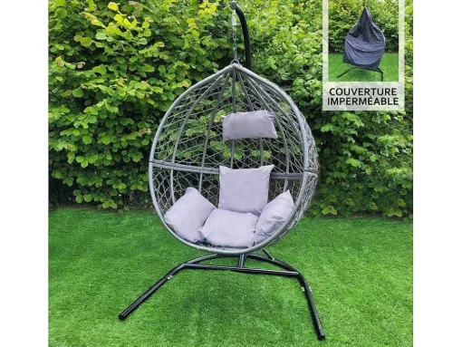 Hangstoel Egg Chair - Grijs - Max: 150 Kg