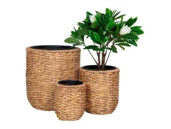Hanoi Planten Schuilplaatsen Set Van 3 Stuks. Buitenshuis Naturel.
