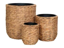 Hanoi Planten Schuilplaatsen Set Van 3 Stuks. Buitenshuis Naturel.