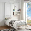 Hemelbed Leyna 90 X 190 Cm - Metaal - Wit