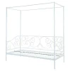 Hemelbed Vivian - 90X200 Cm - Wit