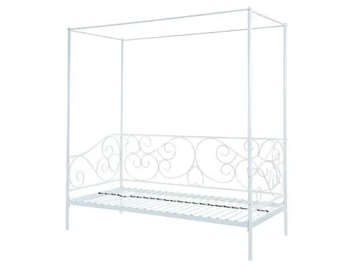 Hemelbed Vivian - 90X200 Cm - Wit