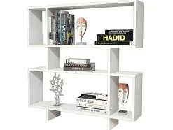 Hera Boekenkast, Wit, 100X22X111 Cm, Epikasa