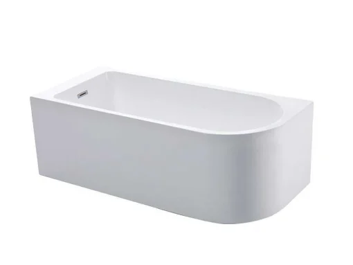 Hoekbad - 201 Liter - 150 X 75 X 58 Cm - Wit - Linkse Hoek - Anika