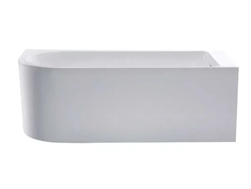 Hoekbad - 201 Liter - 150 X 75 X 58 Cm - Wit - Rechtse Hoek - Anika