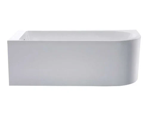 Hoekbad - 201 Liter - 150 X 75 X 58 Cm - Wit - Linkse Hoek - Anika