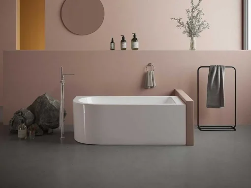 Hoekbad - 201 Liter - 150 X 75 X 58 Cm - Wit - Rechtse Hoek - Anika