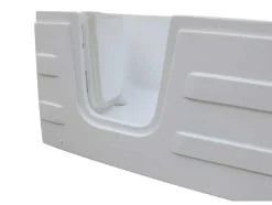 Hoekbad Met Deurtje Servee - 235L - 170 X 76 X 62 Cm - Hoek Links