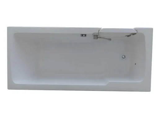 Hoekbad Met Deurtje Servee - 235L - 170 X 76 X 62 Cm - Hoek Links