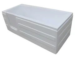 Hoekbad Met Deurtje Servee - 235L - 170 X 76 X 62 Cm - Hoek Links