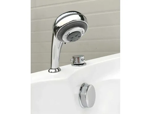 Hoekbad Met Kraan Navona - 263 L - 135 X 135 X H54 Cm